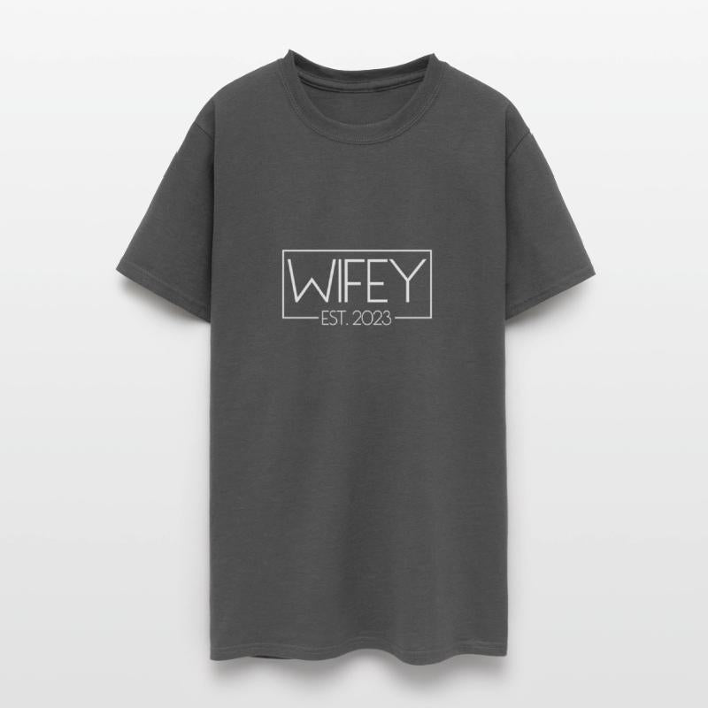 Wifey Est. 2023 Matching Couple Newlywed Marriedwi