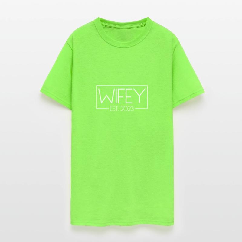 Wifey Est. 2023 Matching Couple Newlywed Marriedwi
