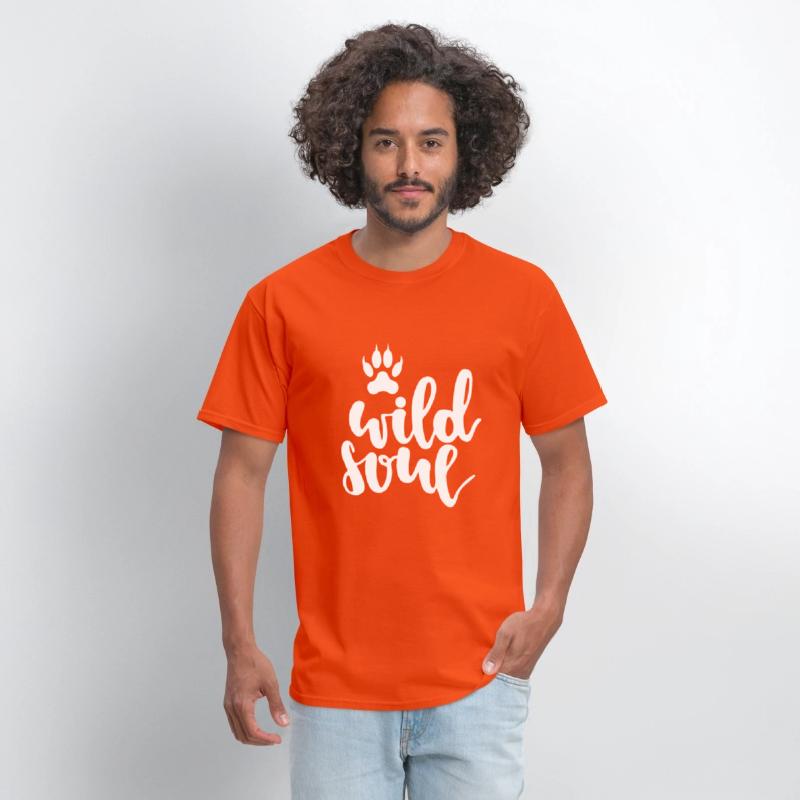 Wild Soul Typography With Pawprint