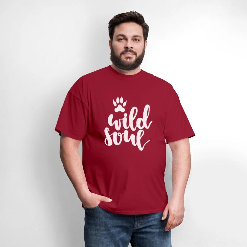 Wild Soul Typography With Pawprint