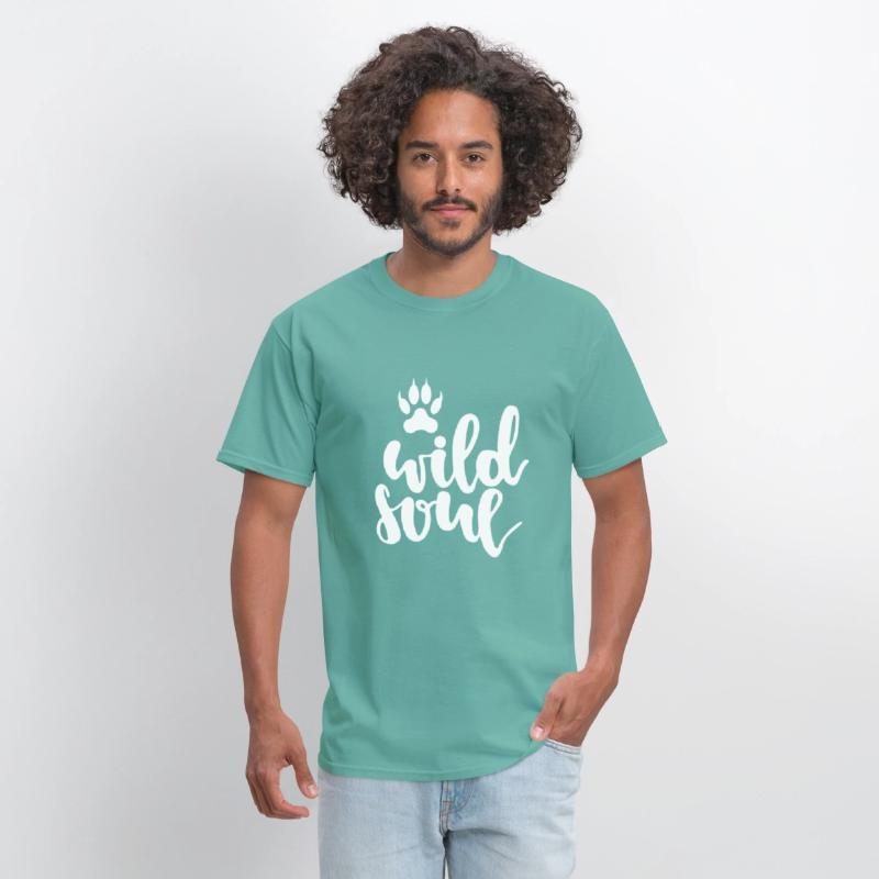 Wild Soul Typography With Pawprint