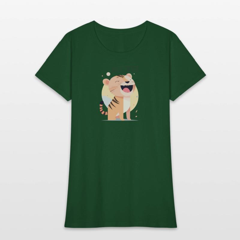 Wild Tiger roar Bauhaus Style