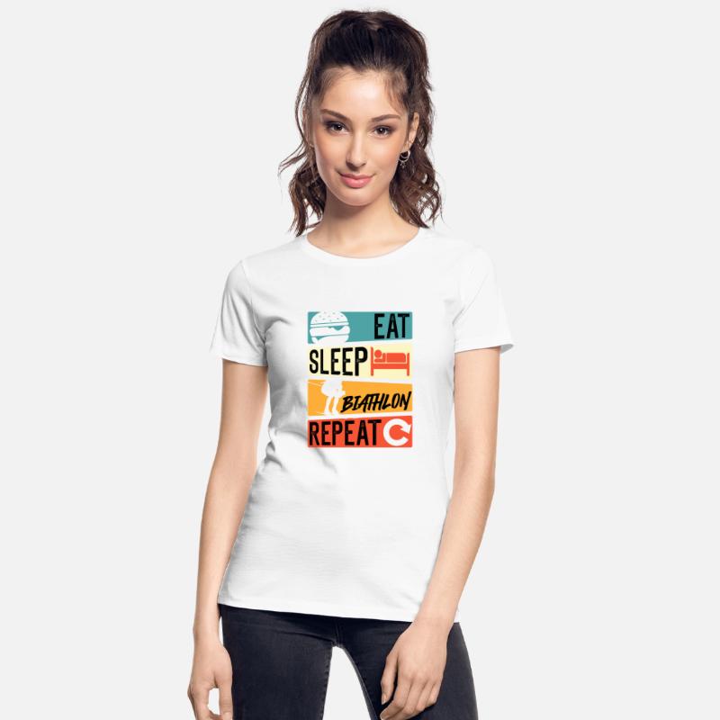 Winter Sportsman Eat Sleep Biathlon Repeat