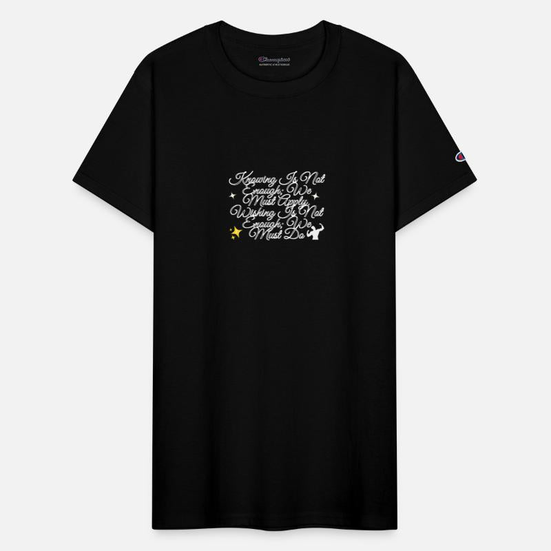 Wishing Is Not Enough t-shirt design