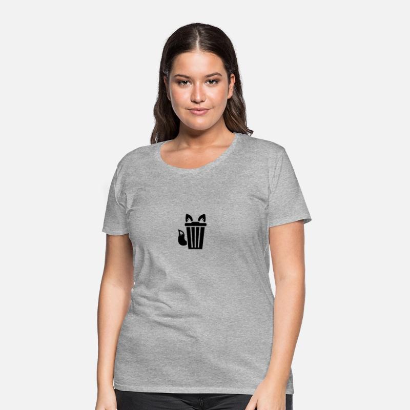 wolf in trash