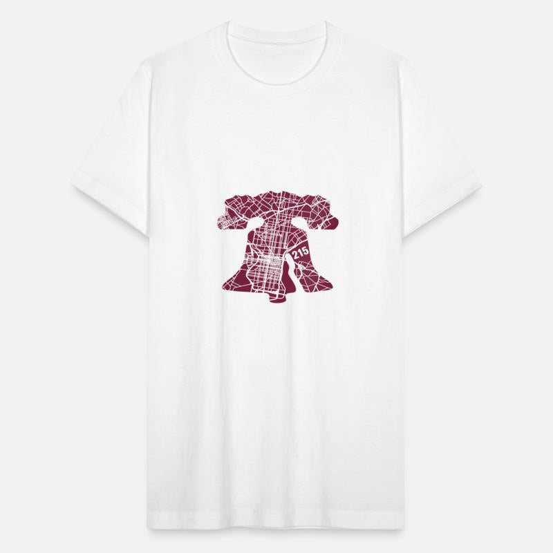 Womens Philadelphia Street Map Liberty Bell 215