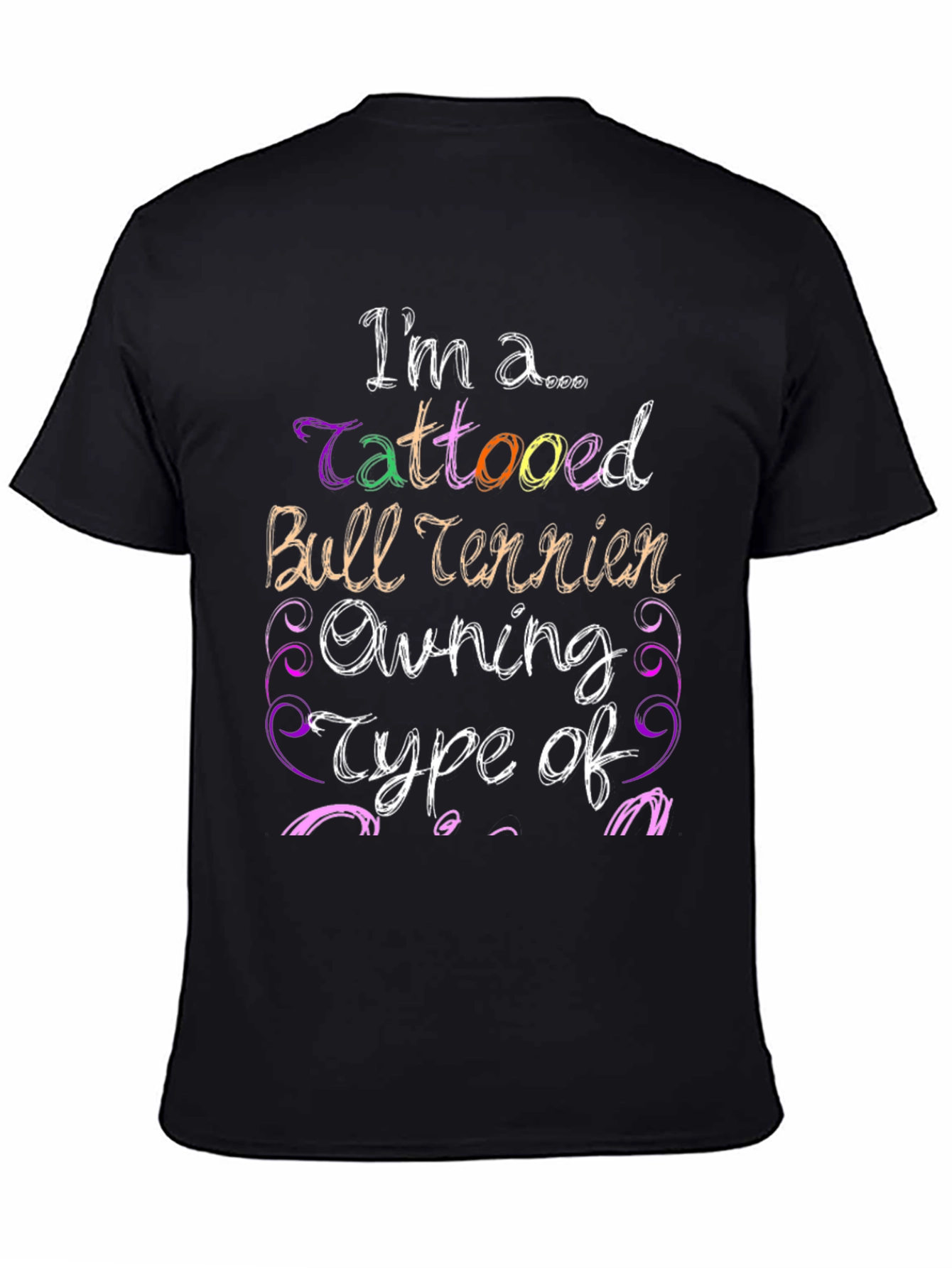 Tattooed Bull Terrier Owner Graphic Tee