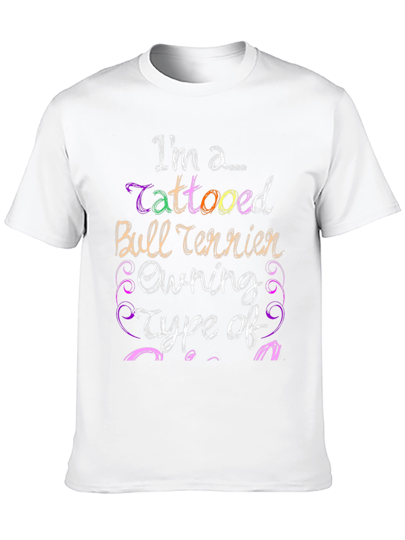 Tattooed Bull Terrier Owner Graphic Tee