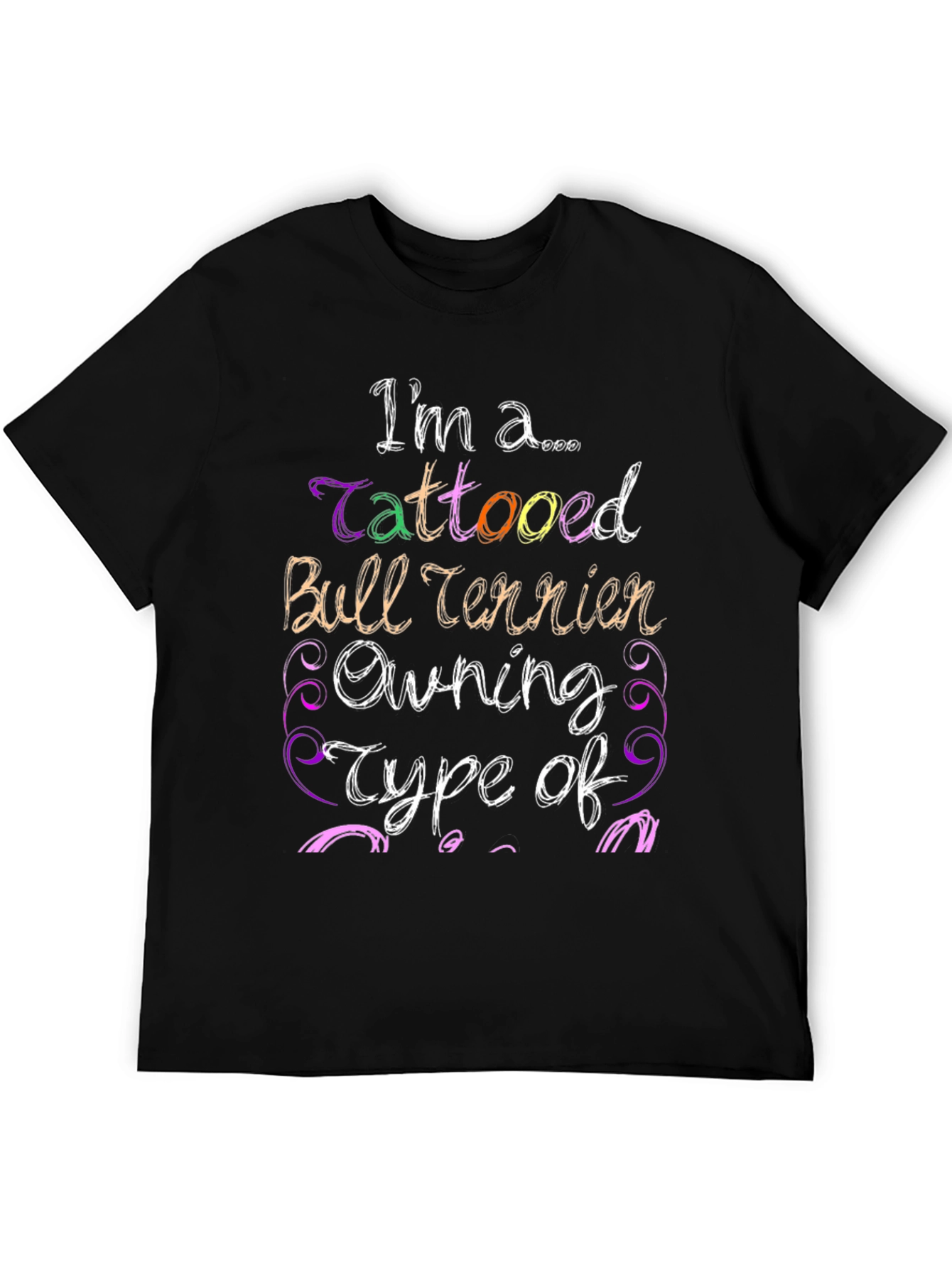 Tattooed Bull Terrier Owner Graphic Tee