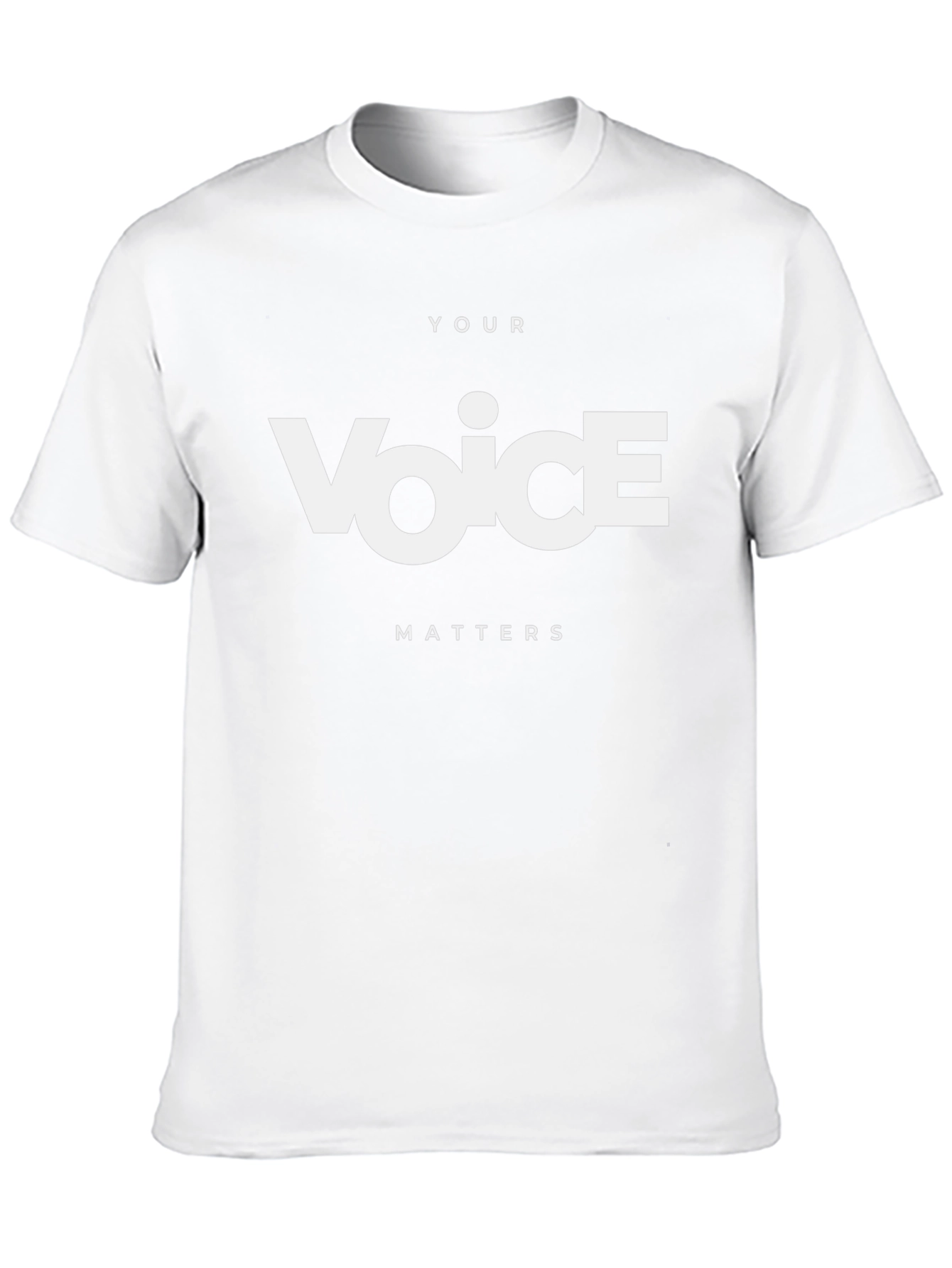 Your Voice Matters Black T-Shirt