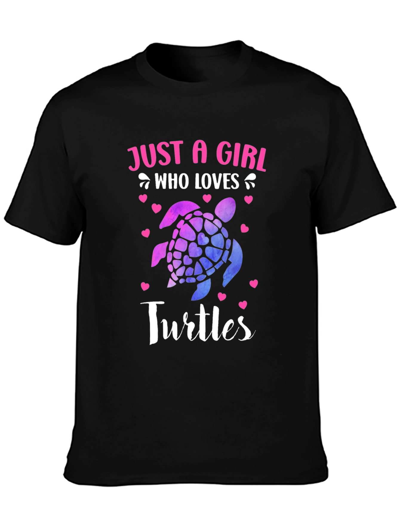 Just A Girl Who Loves Turtles T-Shirt