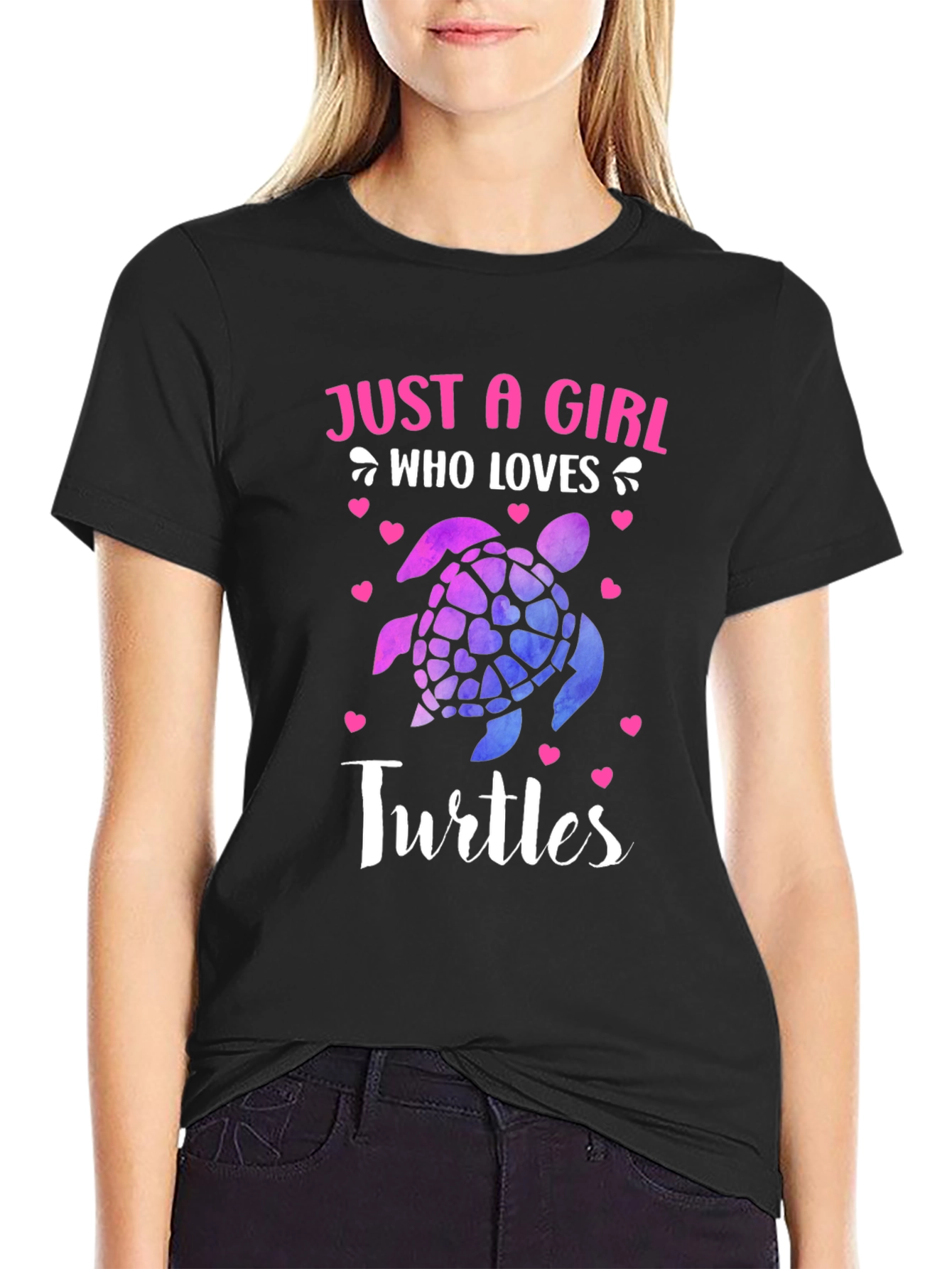Just A Girl Who Loves Turtles T-Shirt