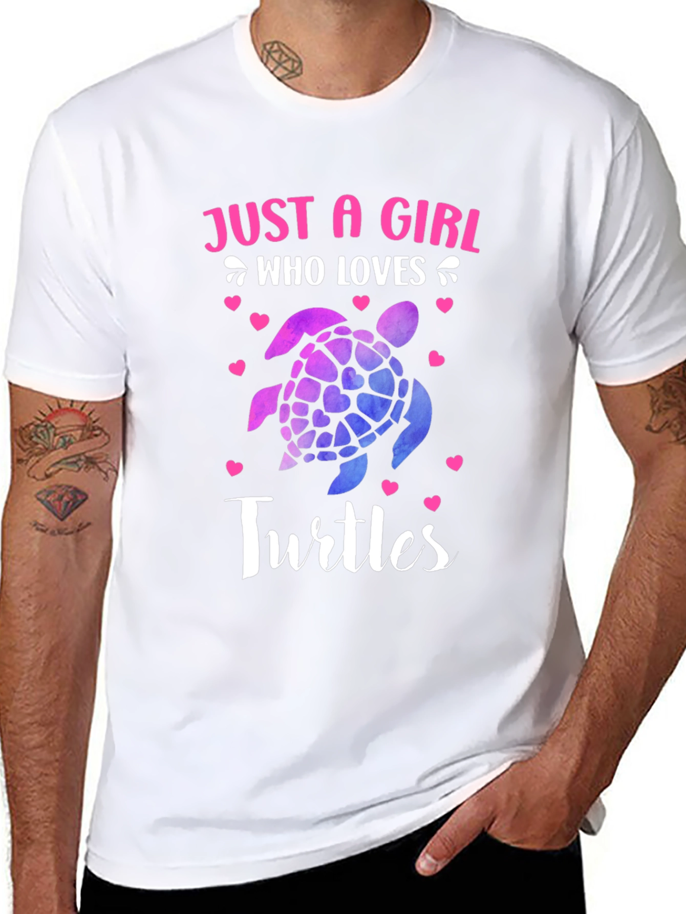 Just A Girl Who Loves Turtles T-Shirt