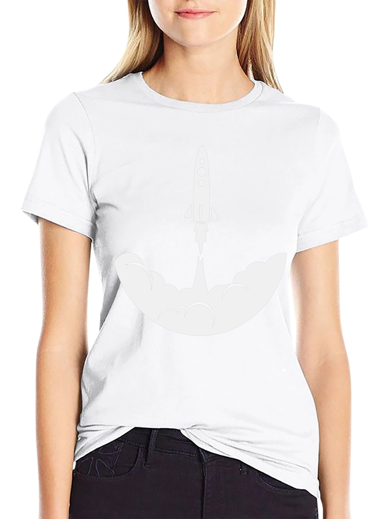 Rocket Launch Graphic Tee - Space Adventure Shirt