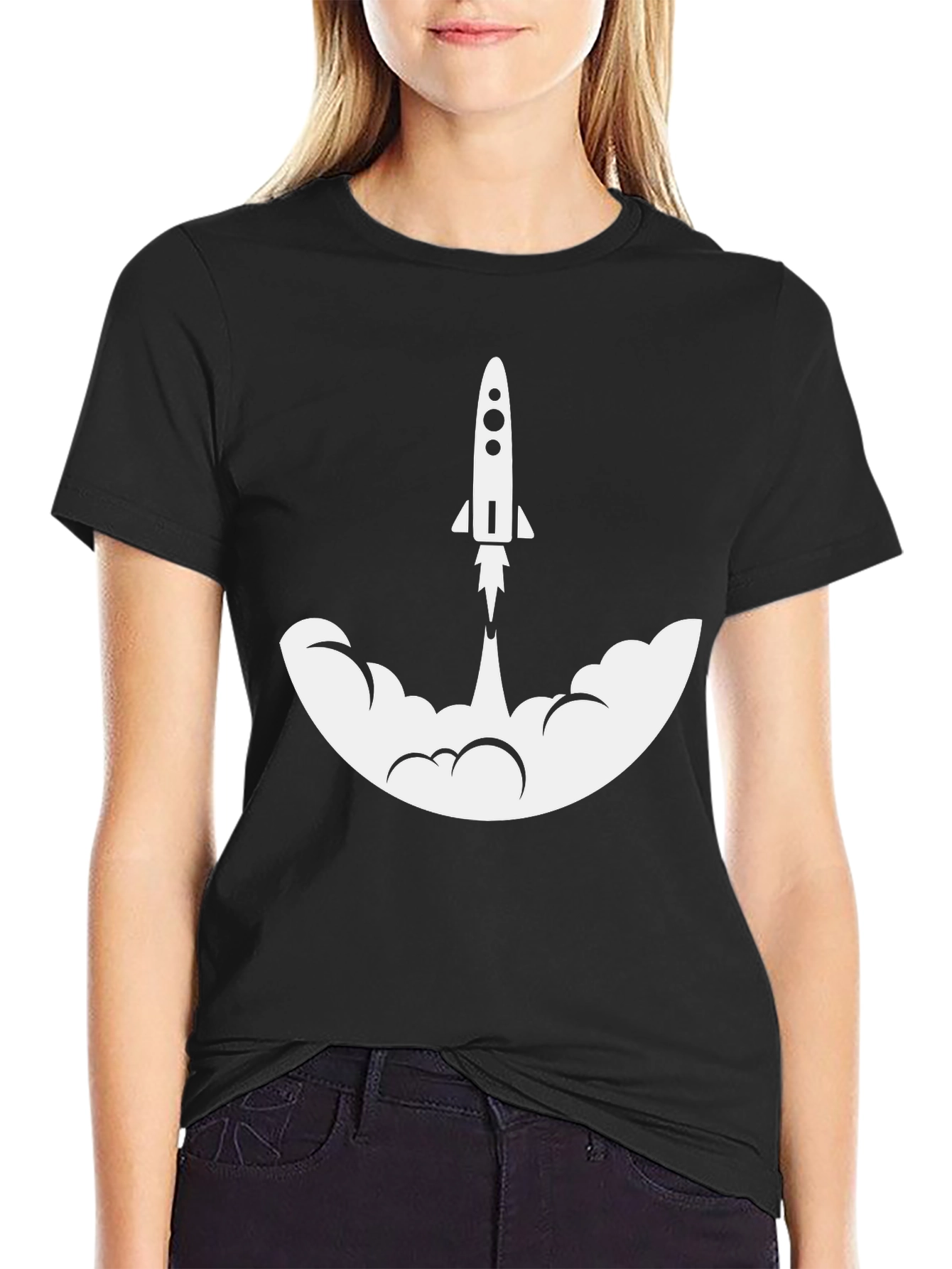 Rocket Launch Graphic Tee - Space Adventure Shirt