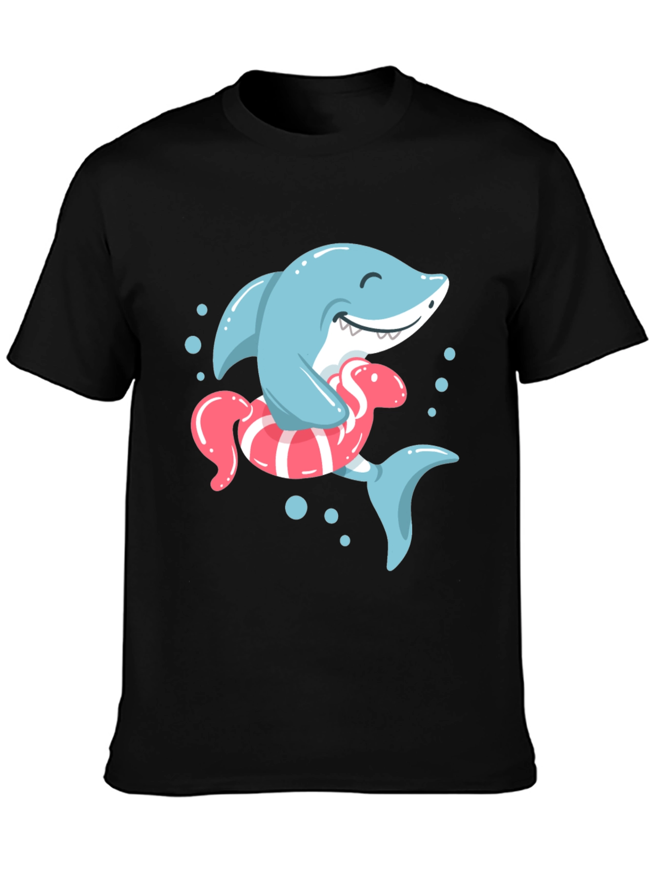 Cute Shark with Swim Ring T-Shirt