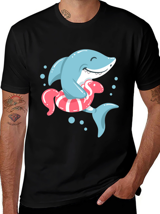 Cute Shark with Swim Ring T-Shirt