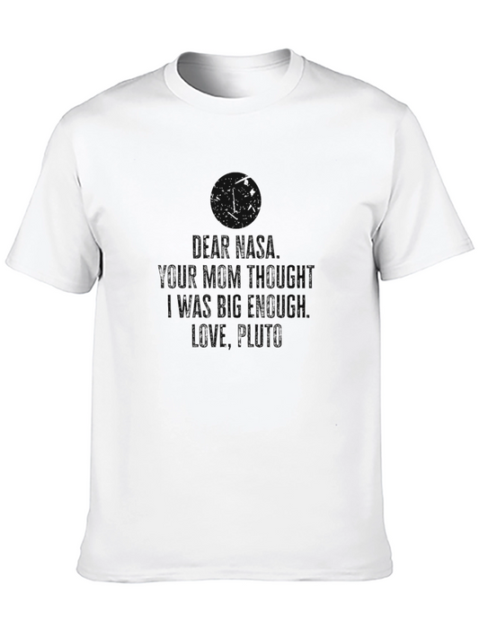 Mens Black T-Shirt with Sarcastic Graphic