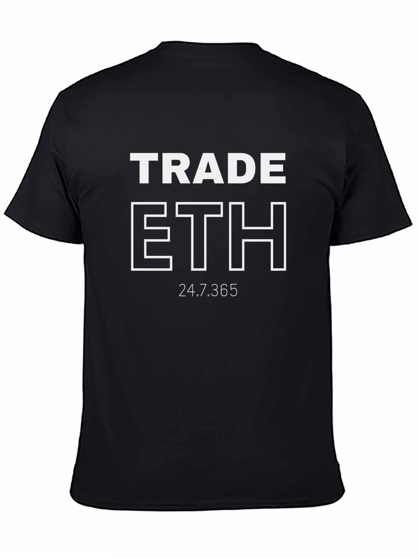 Trade ETH Black T-Shirt - Crypto Trading