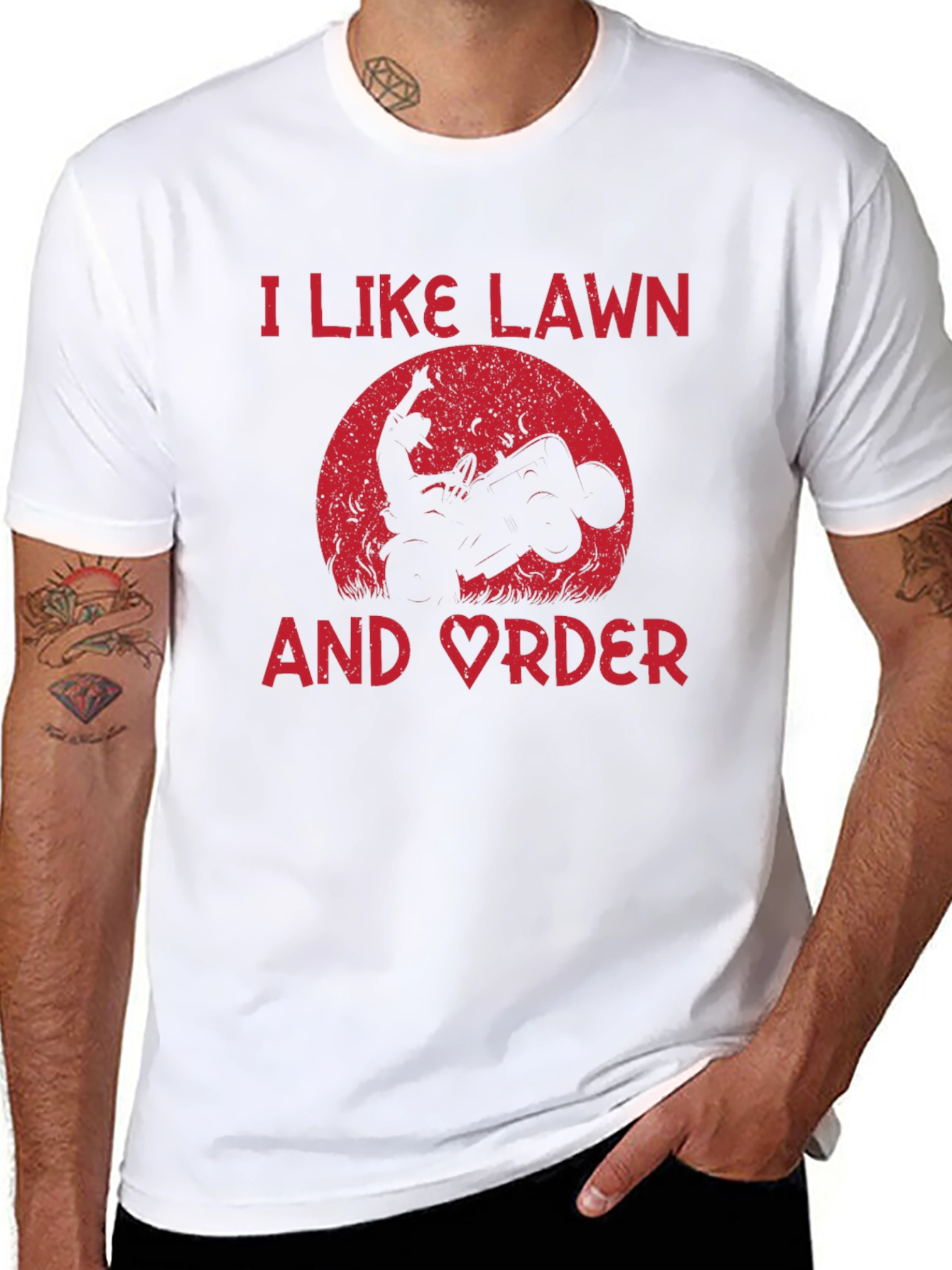I Like Lawn And Order ATV T-Shirt