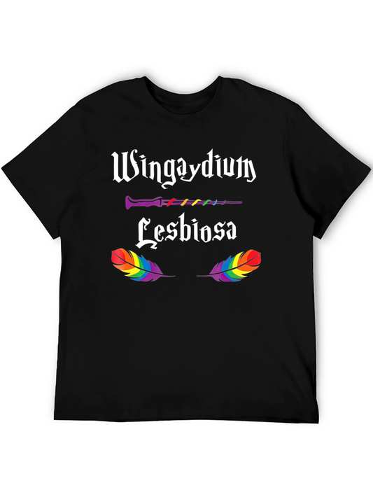 Wingaydium Lesbiosa LGBTQ+ Pride T-Shirt