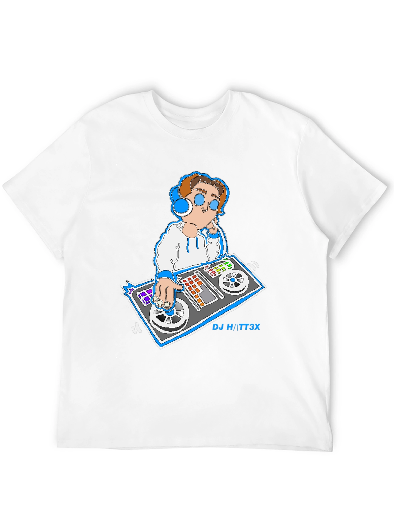 DJ Graphic T-Shirt - Cool & Casual Black Tee