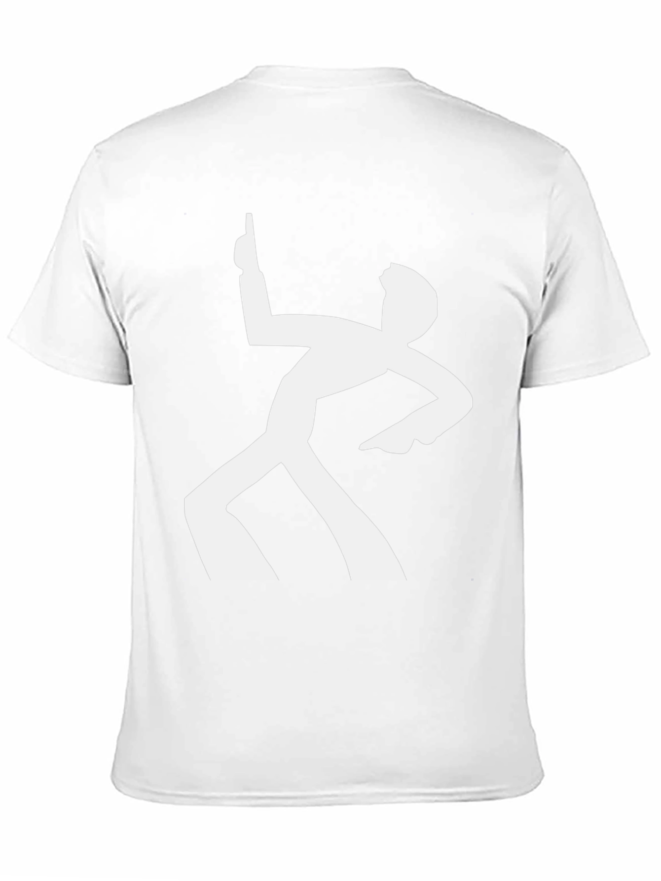 Retro Dance Silhouette Graphic Tee - Black