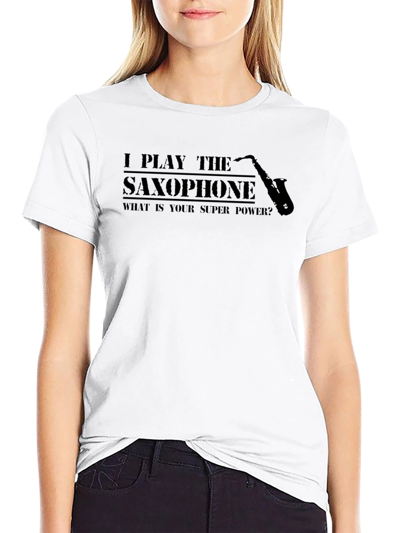 I Play The Saxophone Graphic T-Shirt