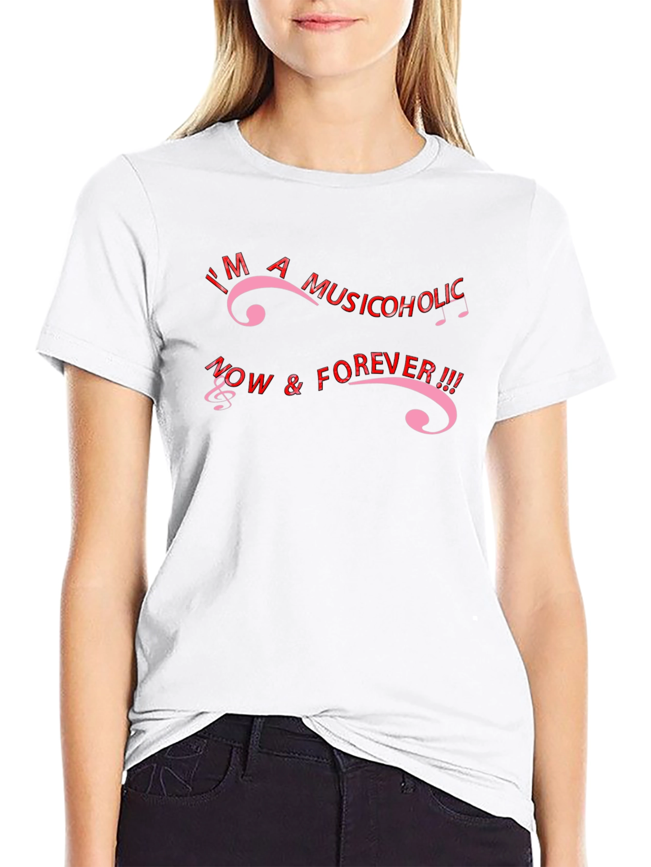 Musicoholic Black T-Shirt - Now & Forever