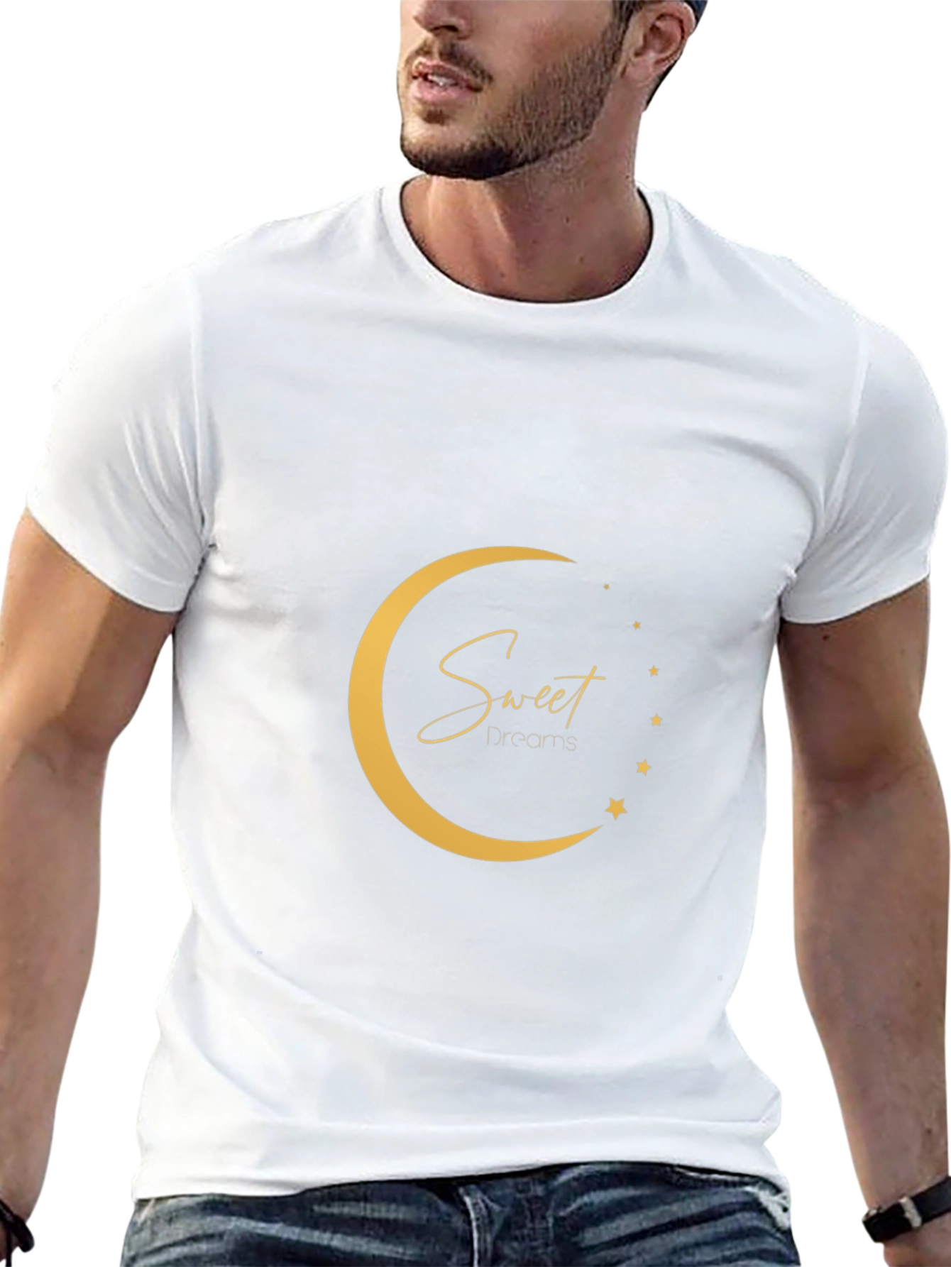 Sweet Dreams Graphic Tee - Black Cotton Comfort