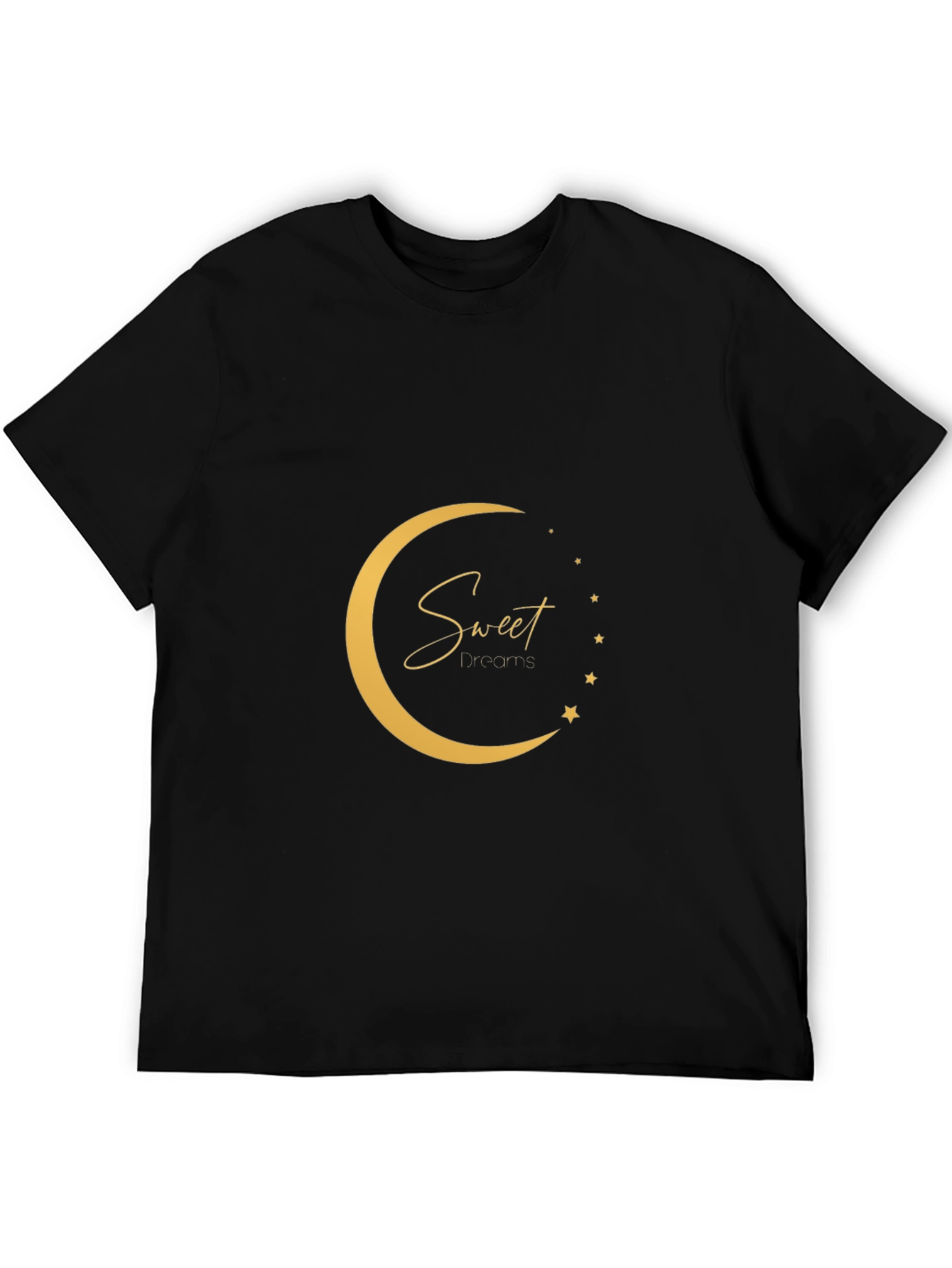 Sweet Dreams Graphic Tee - Black Cotton Comfort