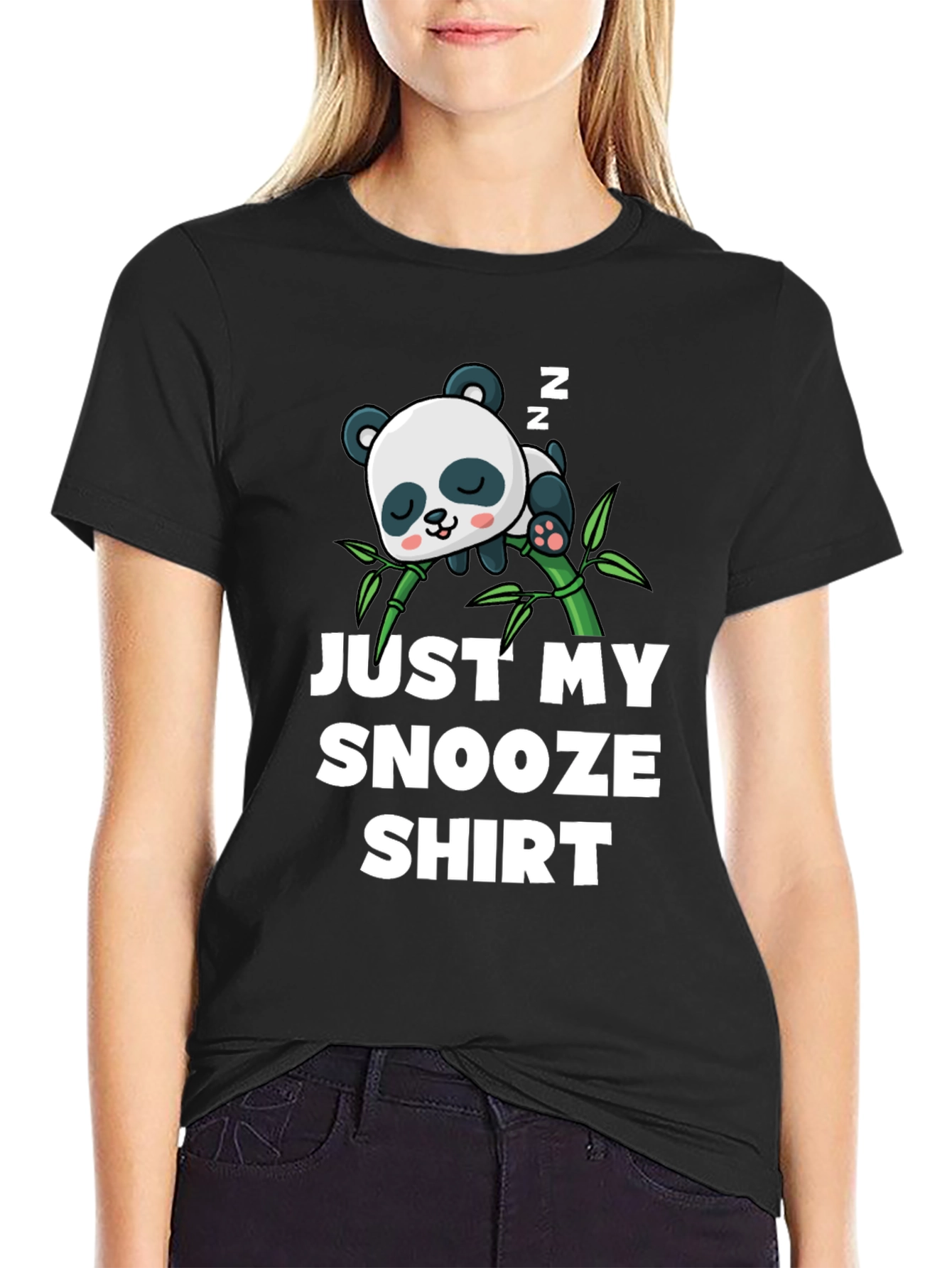 Cute Panda Snooze T-Shirt - Sleepy Time Tee