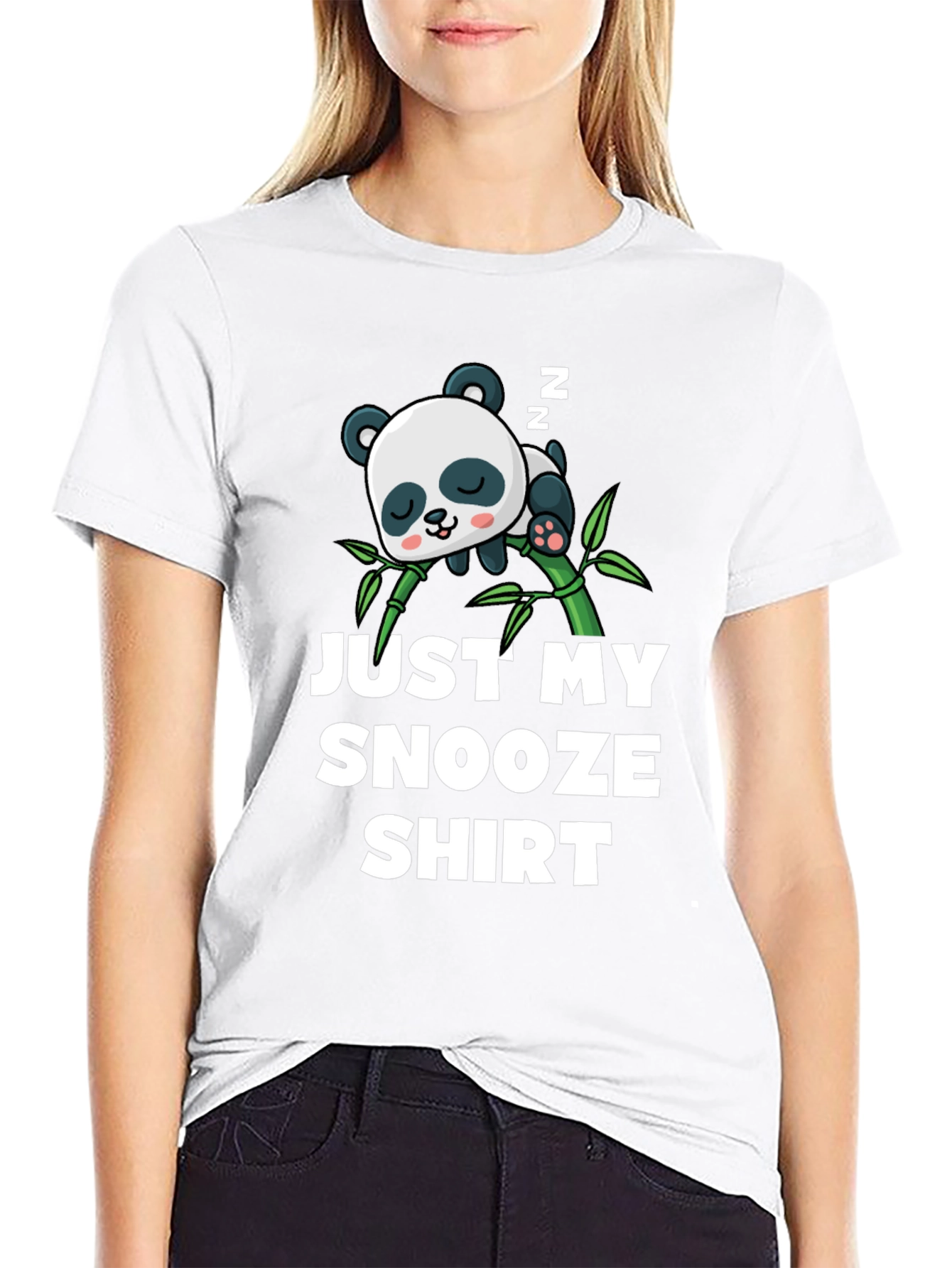 Cute Panda Snooze T-Shirt - Sleepy Time Tee