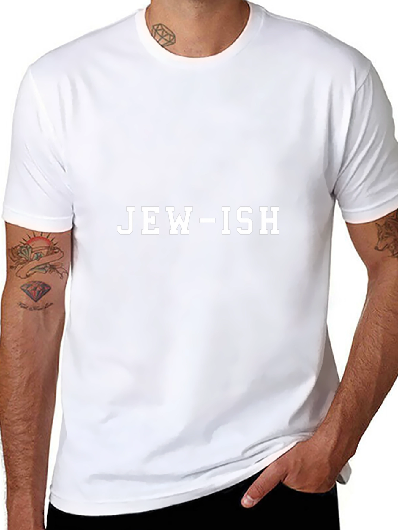 Jewish T-Shirt - Mens Black Graphic Tee