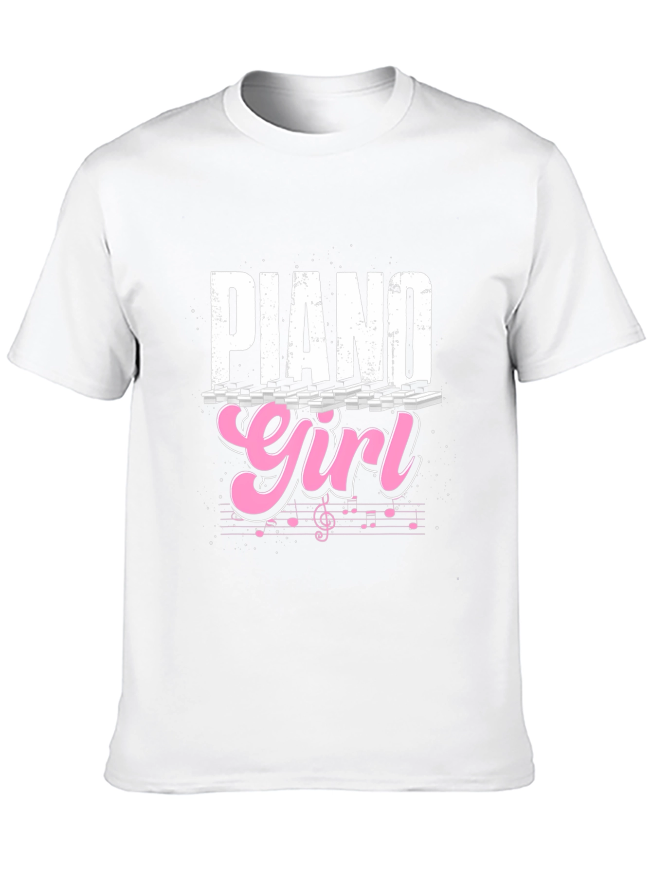 Piano Girl Graphic Tee - Musical Style