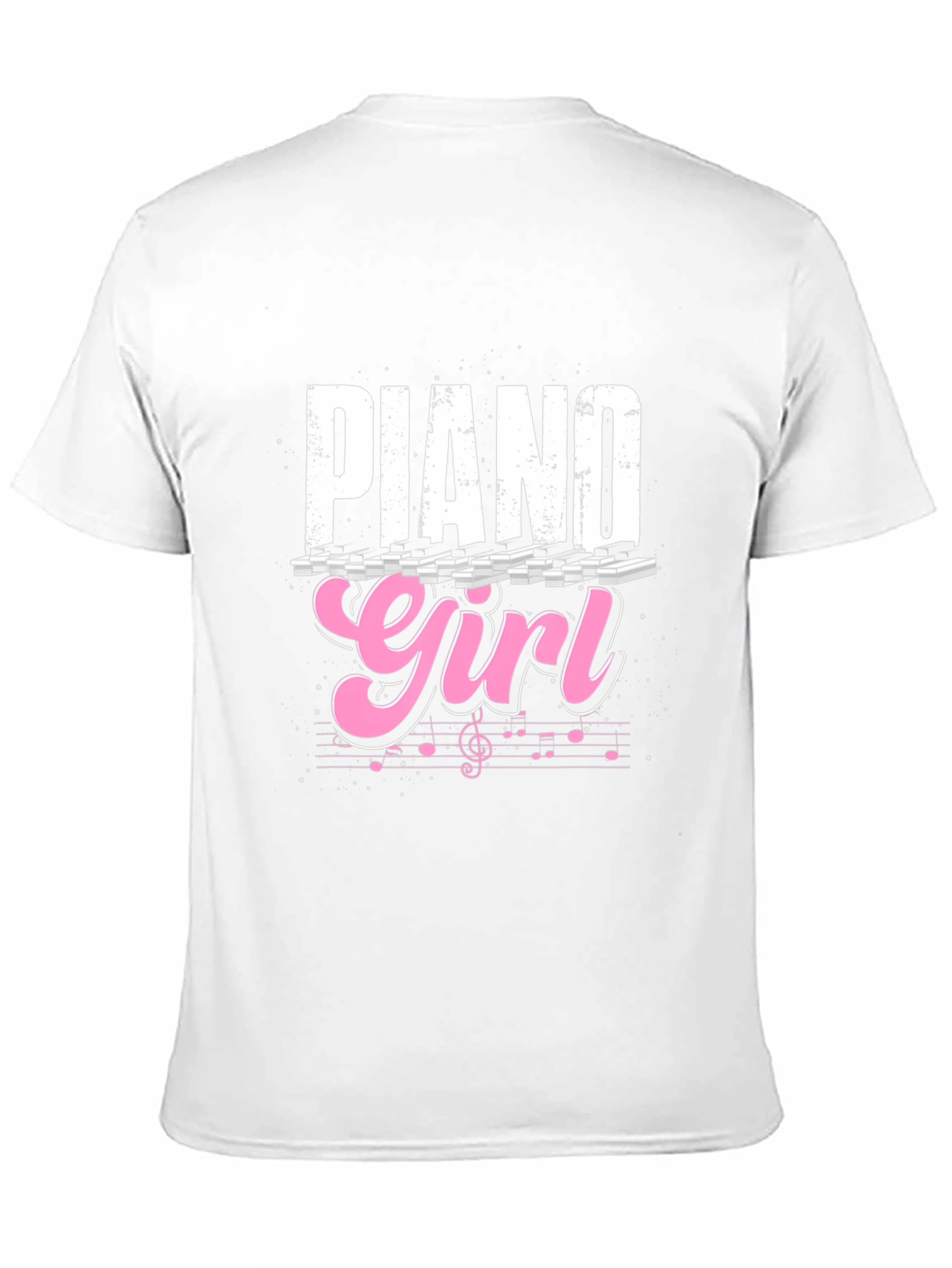 Piano Girl Graphic Tee - Musical Style