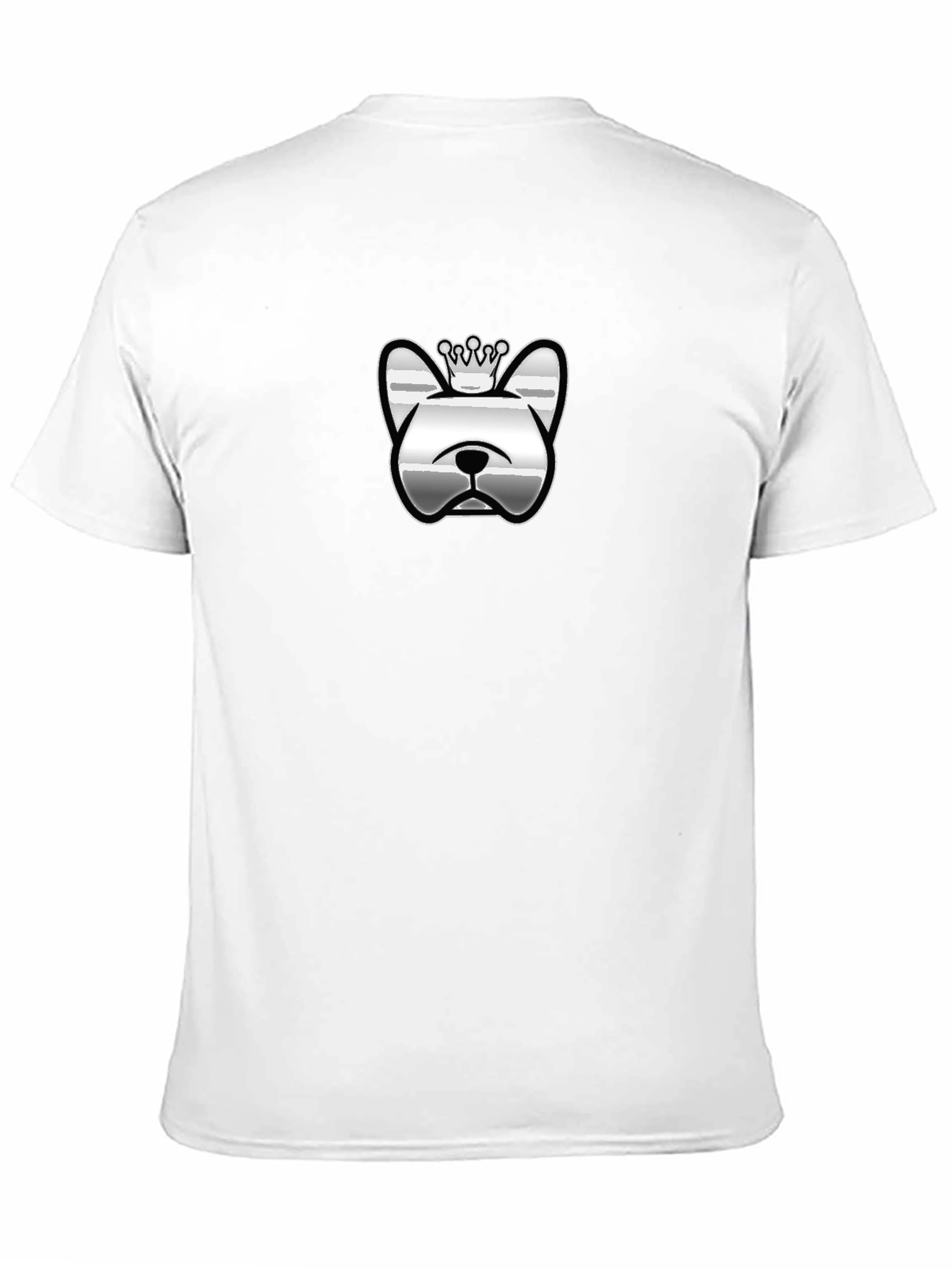 Dog Crown Graphic Black T-Shirt