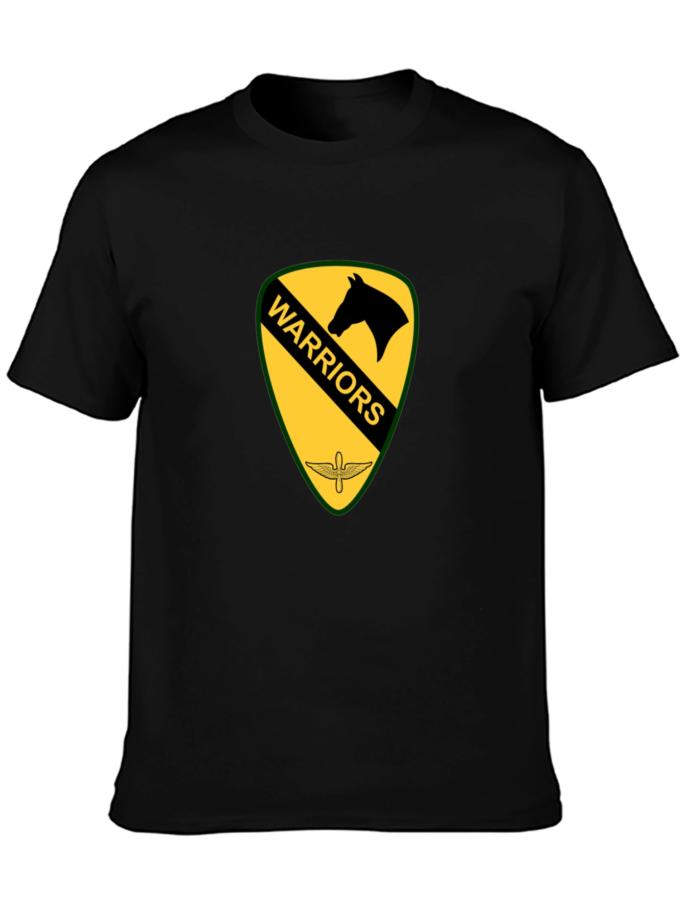 Warriors Emblem Black T-Shirt