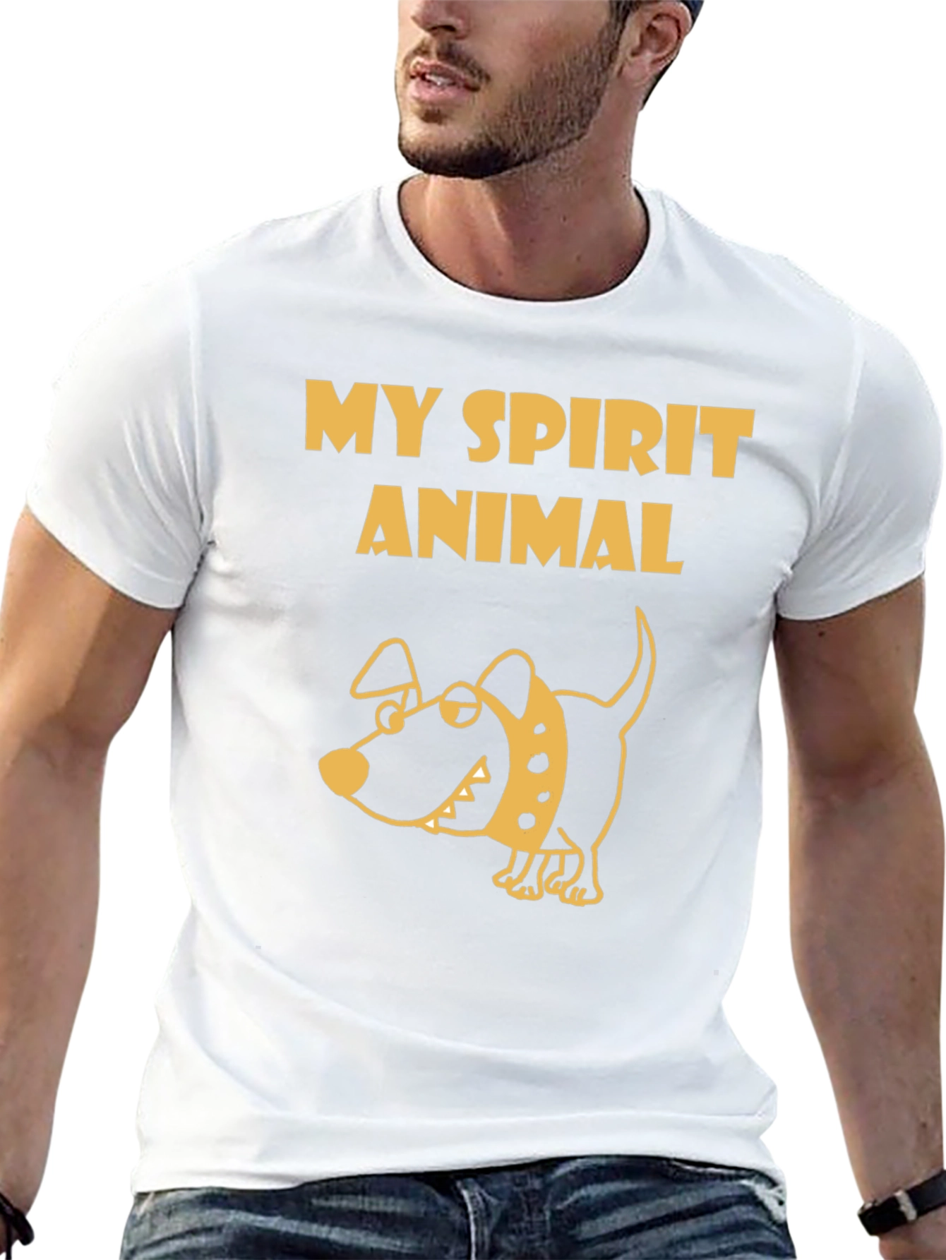 My Spirit Animal Dog T-Shirt - Black