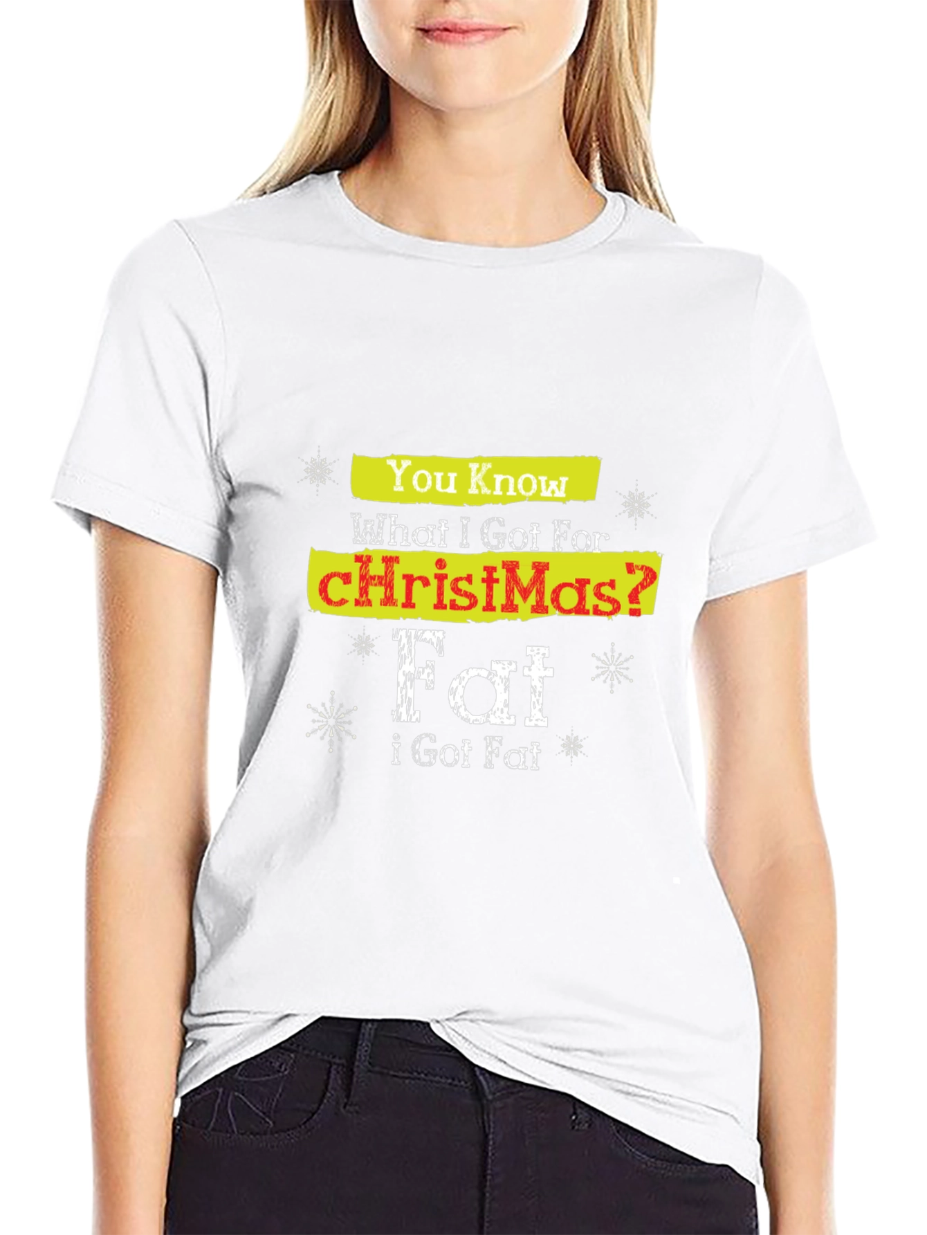 Funny Christmas Fat T-Shirt Holiday Tee