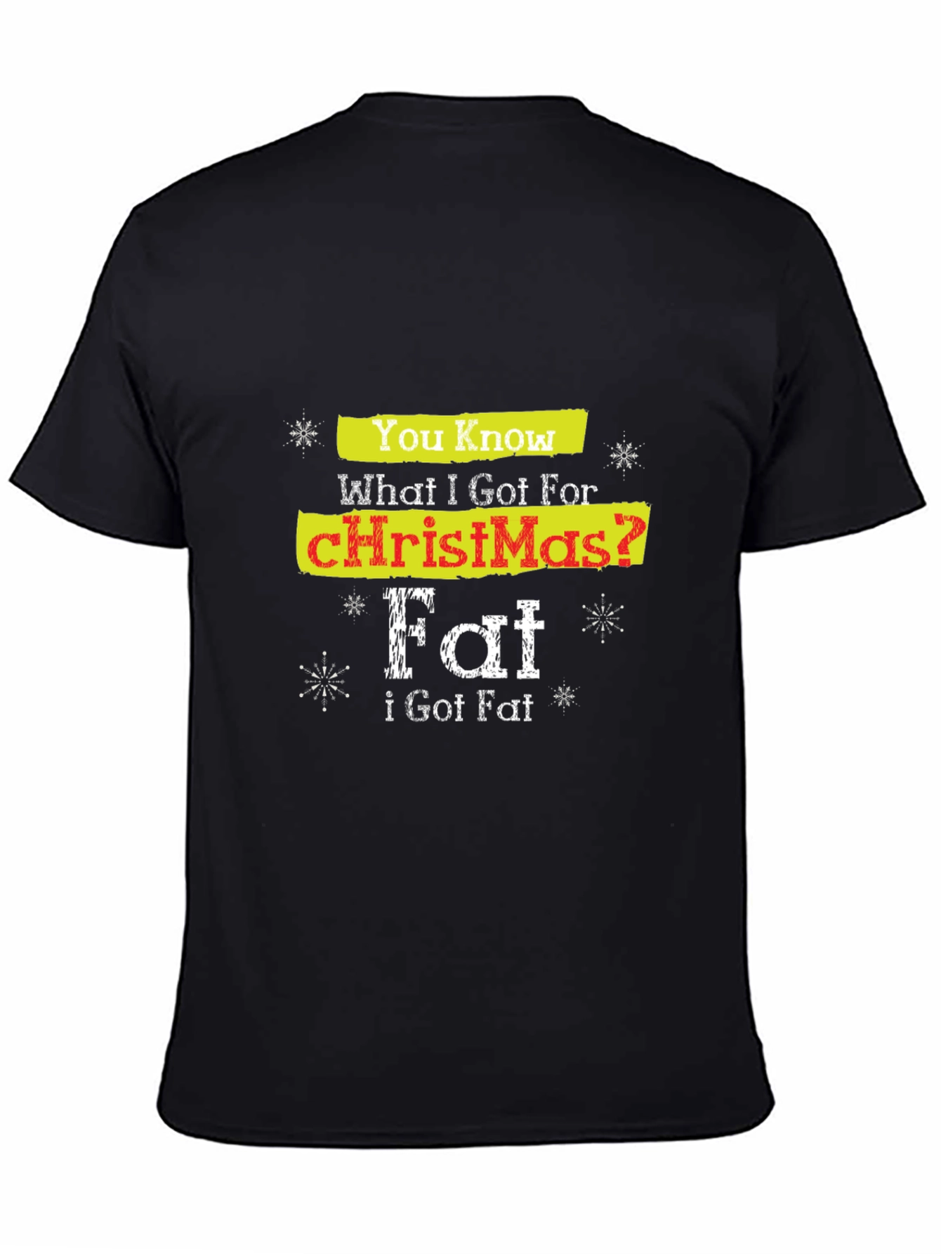 Funny Christmas Fat T-Shirt Holiday Tee