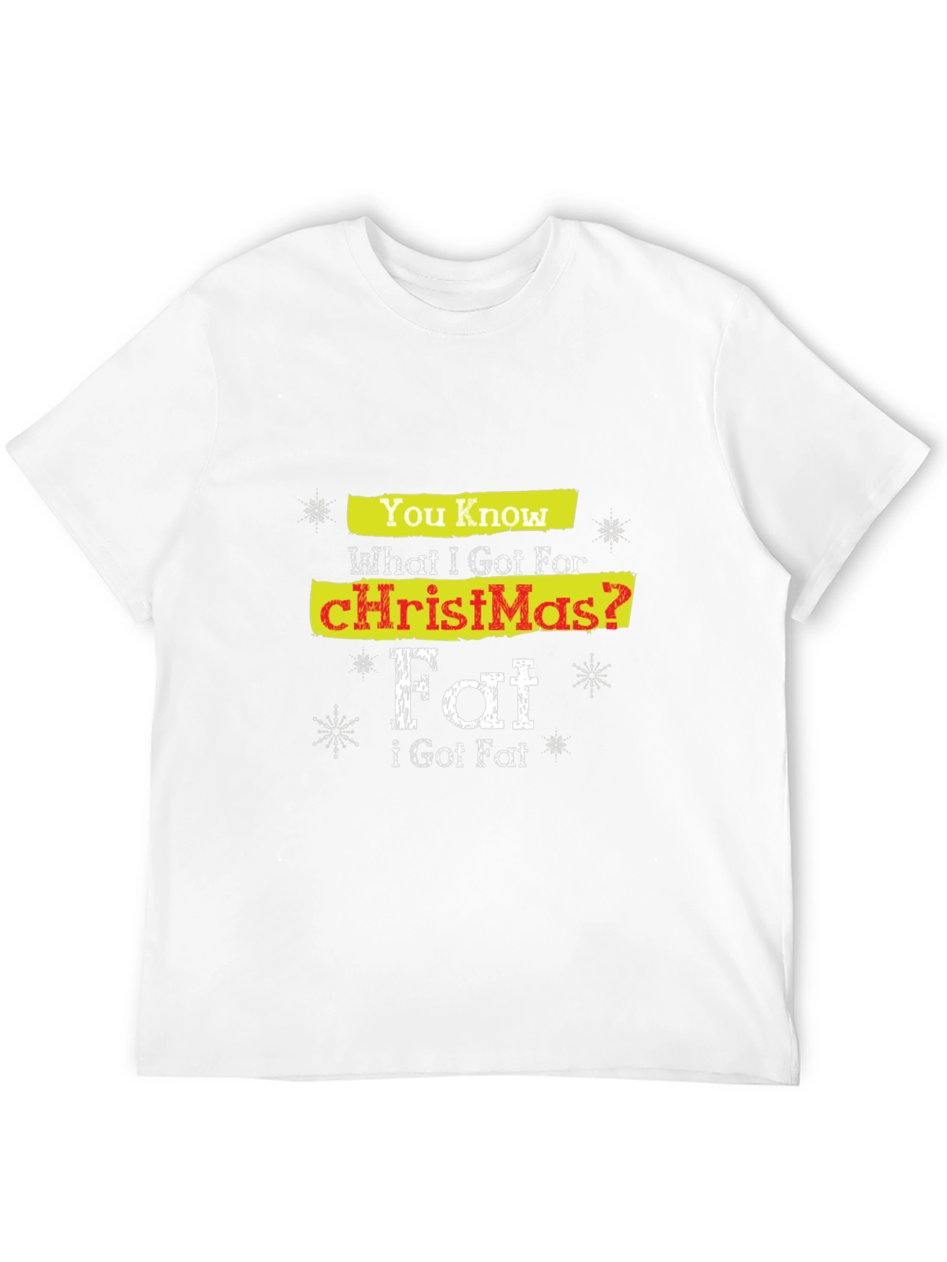 Funny Christmas Fat T-Shirt Holiday Tee
