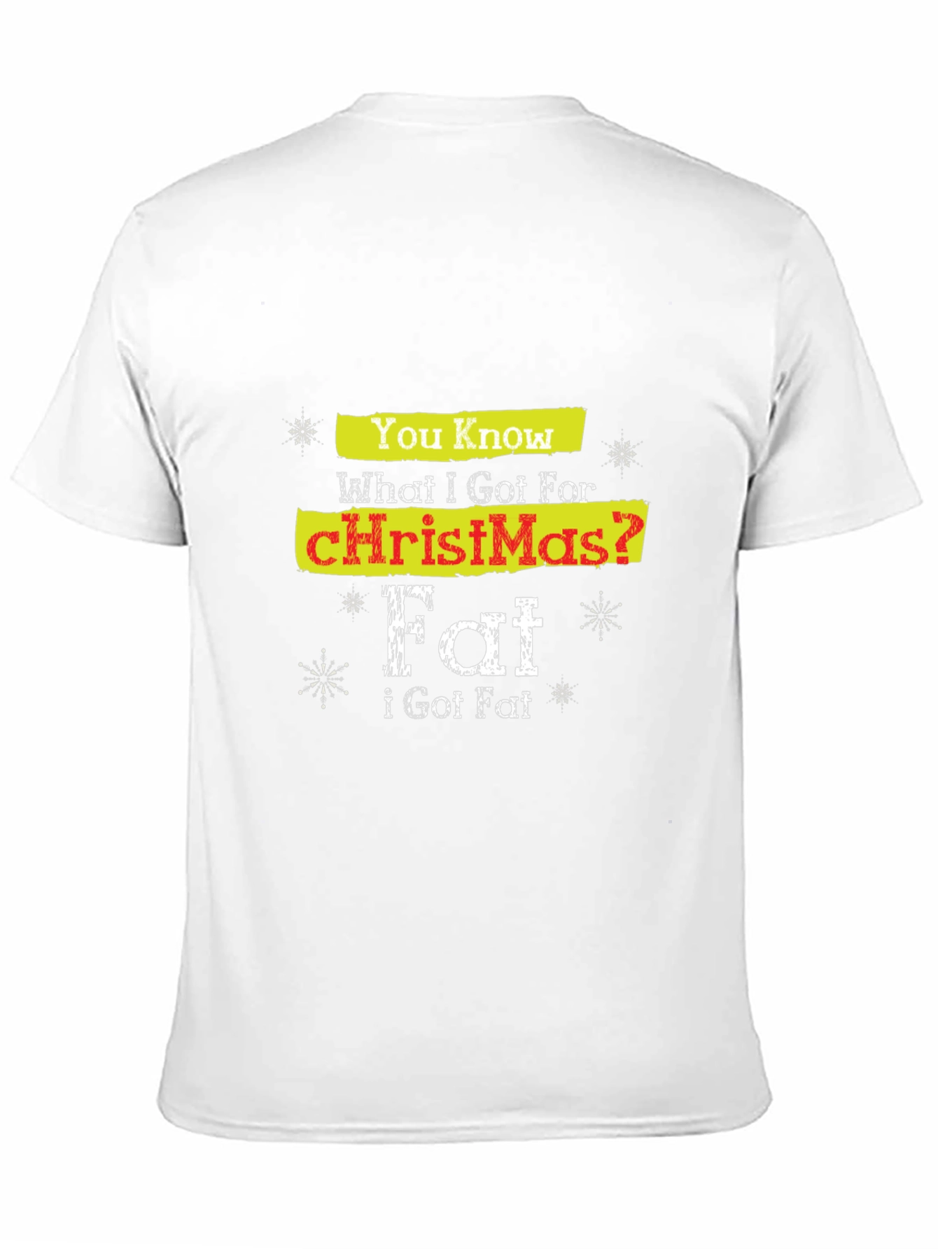 Funny Christmas Fat T-Shirt Holiday Tee