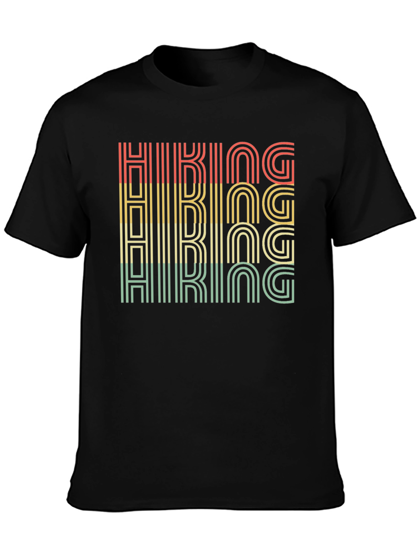 Retro Hiking T-Shirt - Outdoor Adventure Tee