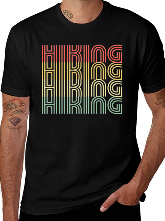 Retro Hiking T-Shirt - Outdoor Adventure Tee