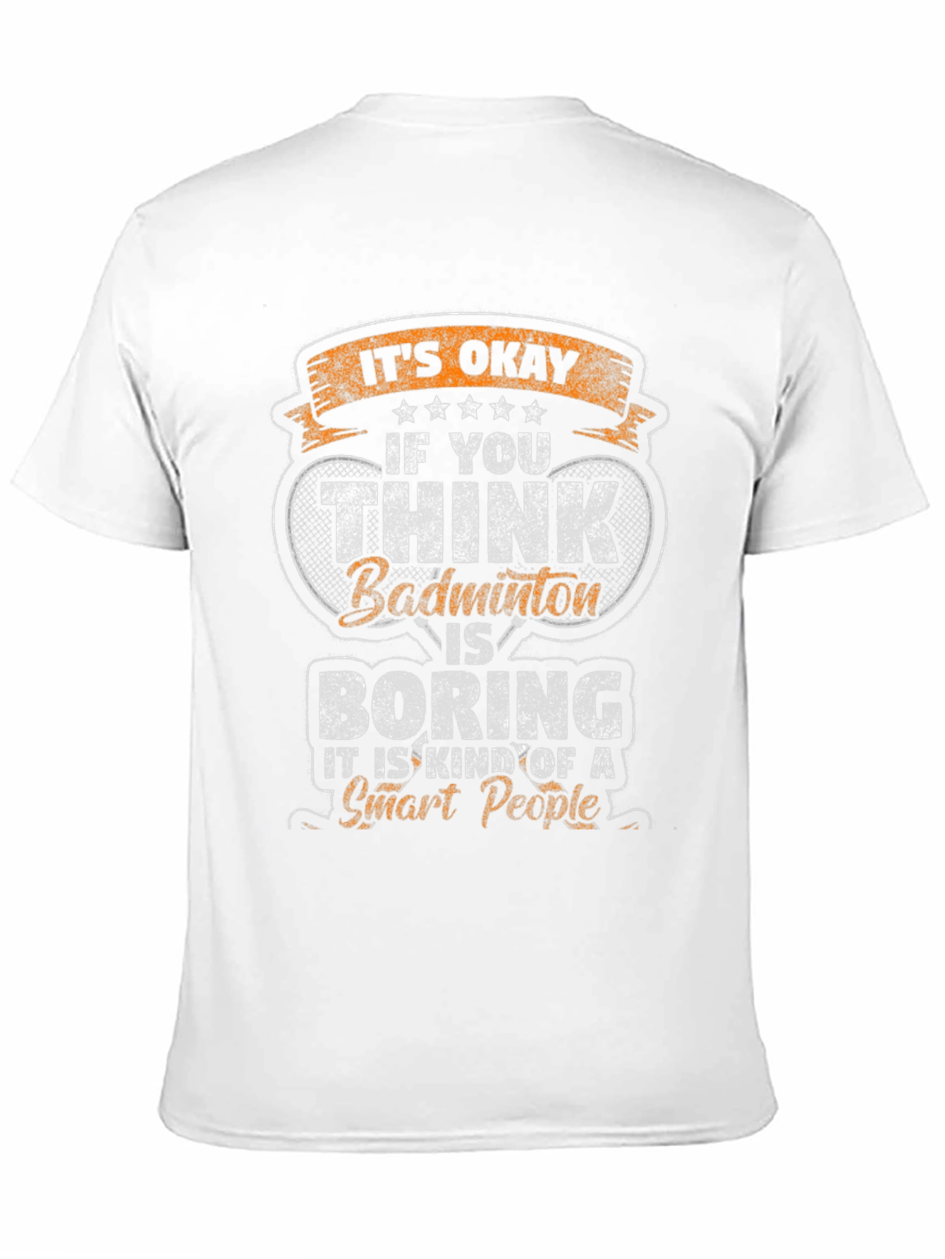 Badminton Smart People Graphic Tee