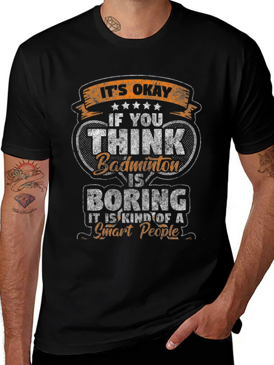 Badminton Smart People Graphic Tee