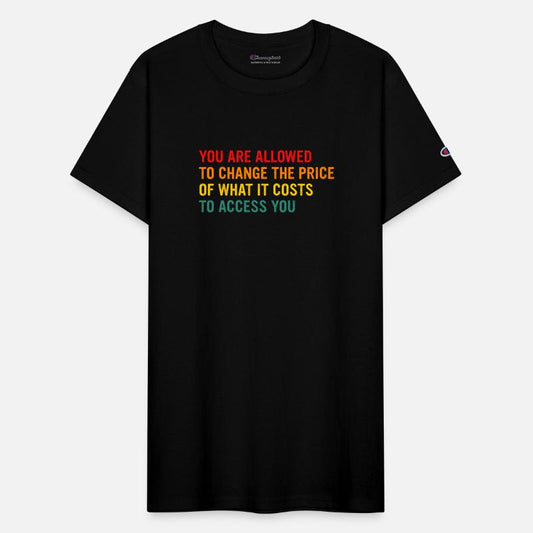 You Are Allowed To Change The Price