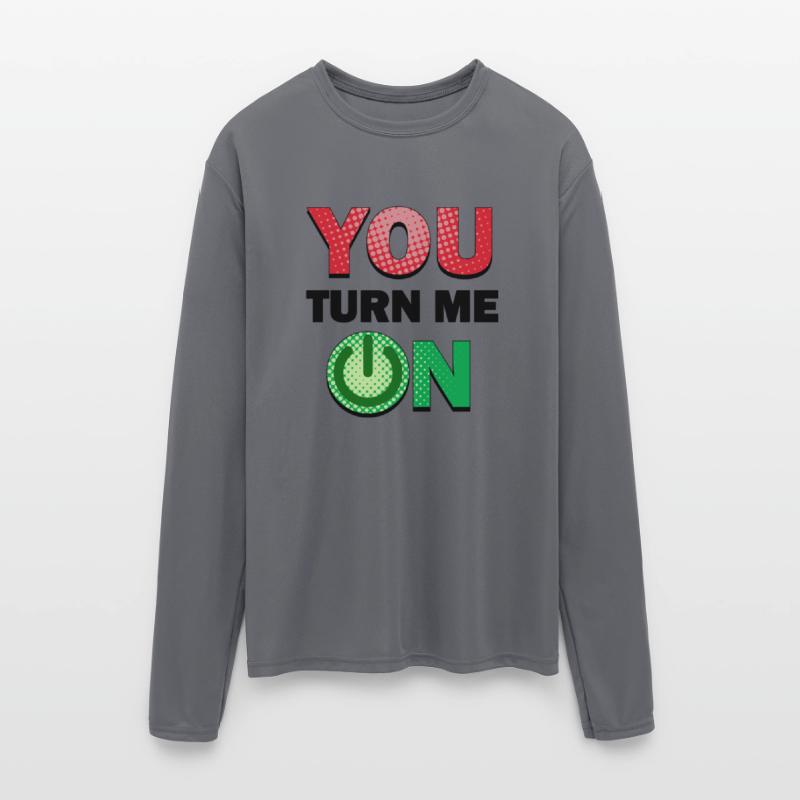 YOU TURN ME ON Funny Love Design