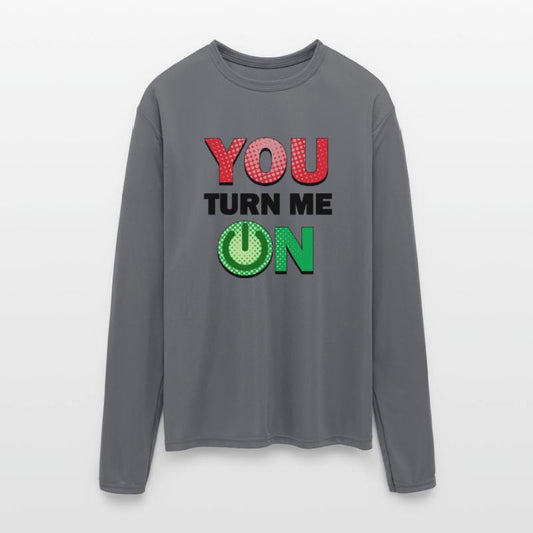 YOU TURN ME ON Funny Love Design